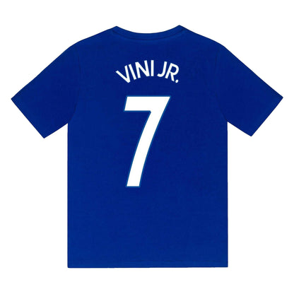 Blue - Side - Real Madrid CF Boys Vini Jr 7 Short Pyjama Set