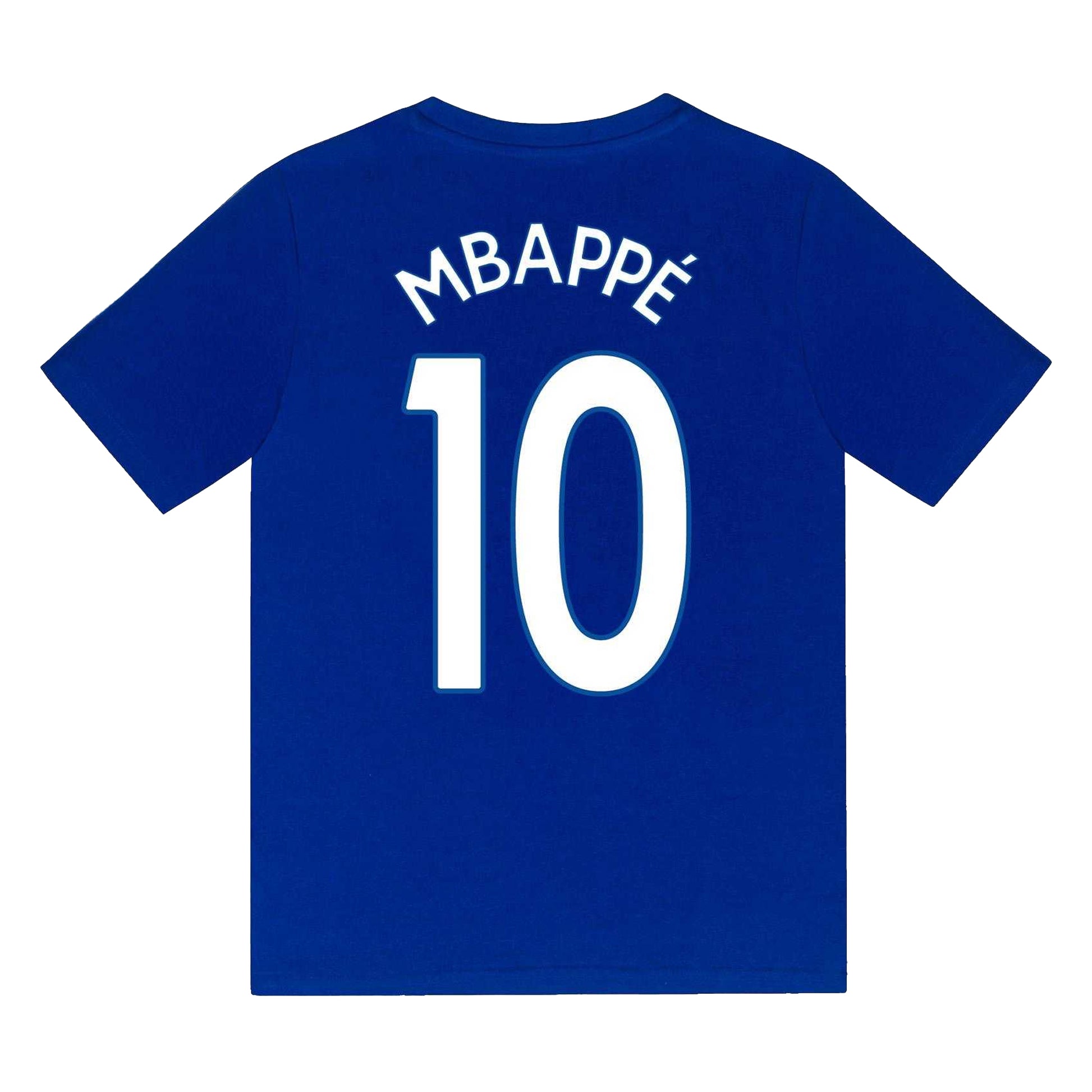 Blue - Side - Real Madrid CF Boys Mbappe 10 Short Pyjama Set