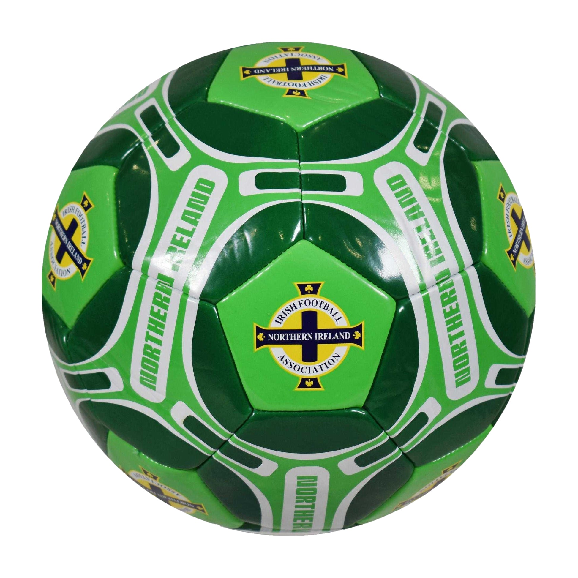 Green - Back - Northern Ireland Crest Football