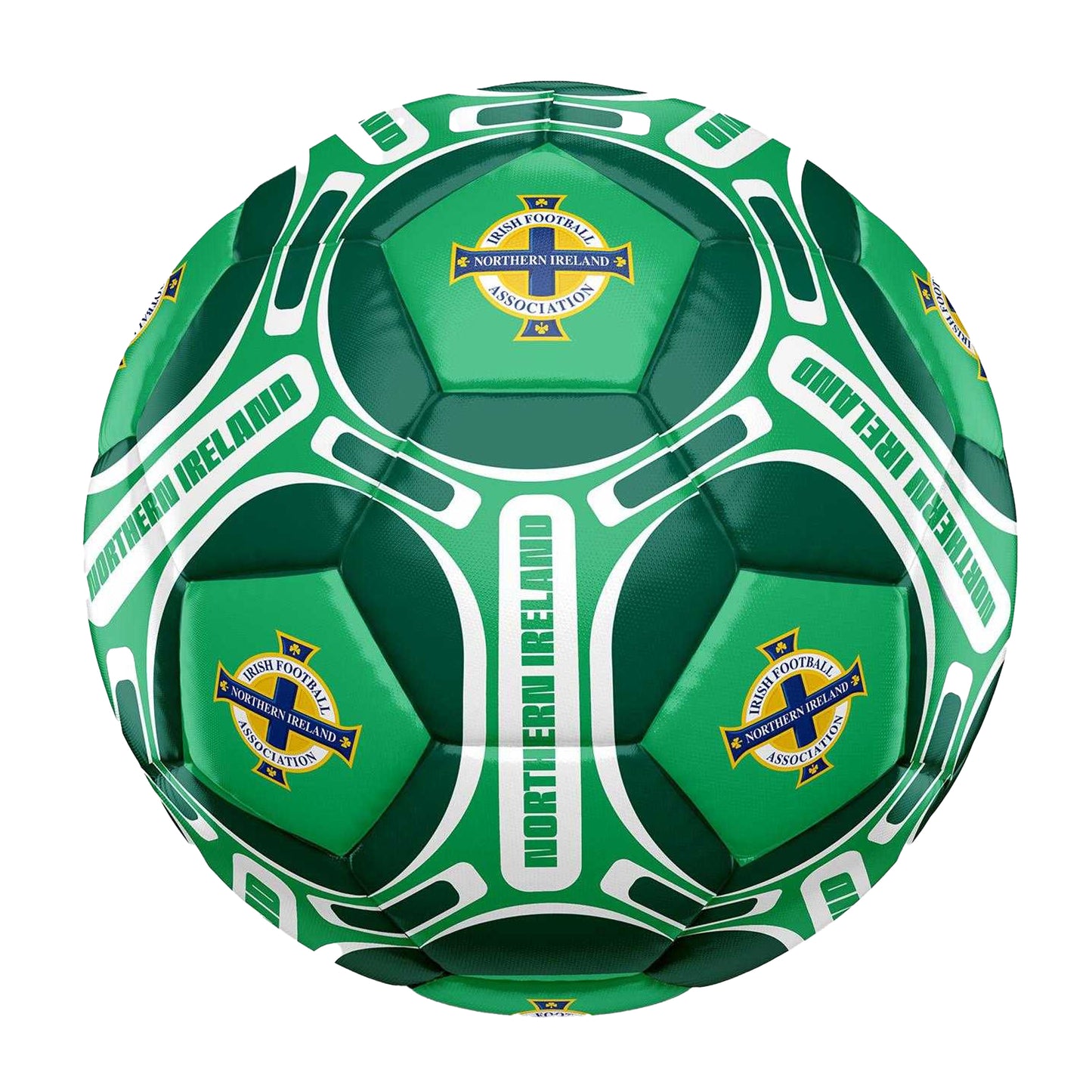 Green - Front - Northern Ireland Crest Football
