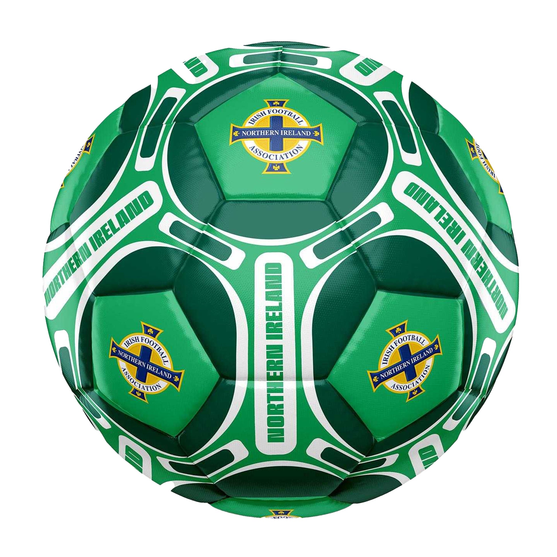 Green - Front - Northern Ireland Crest Football