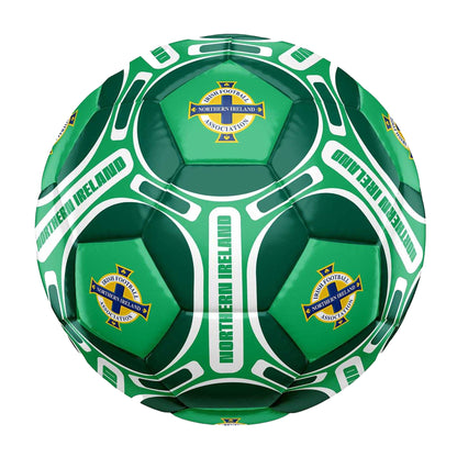 Green - Front - Northern Ireland Crest Football