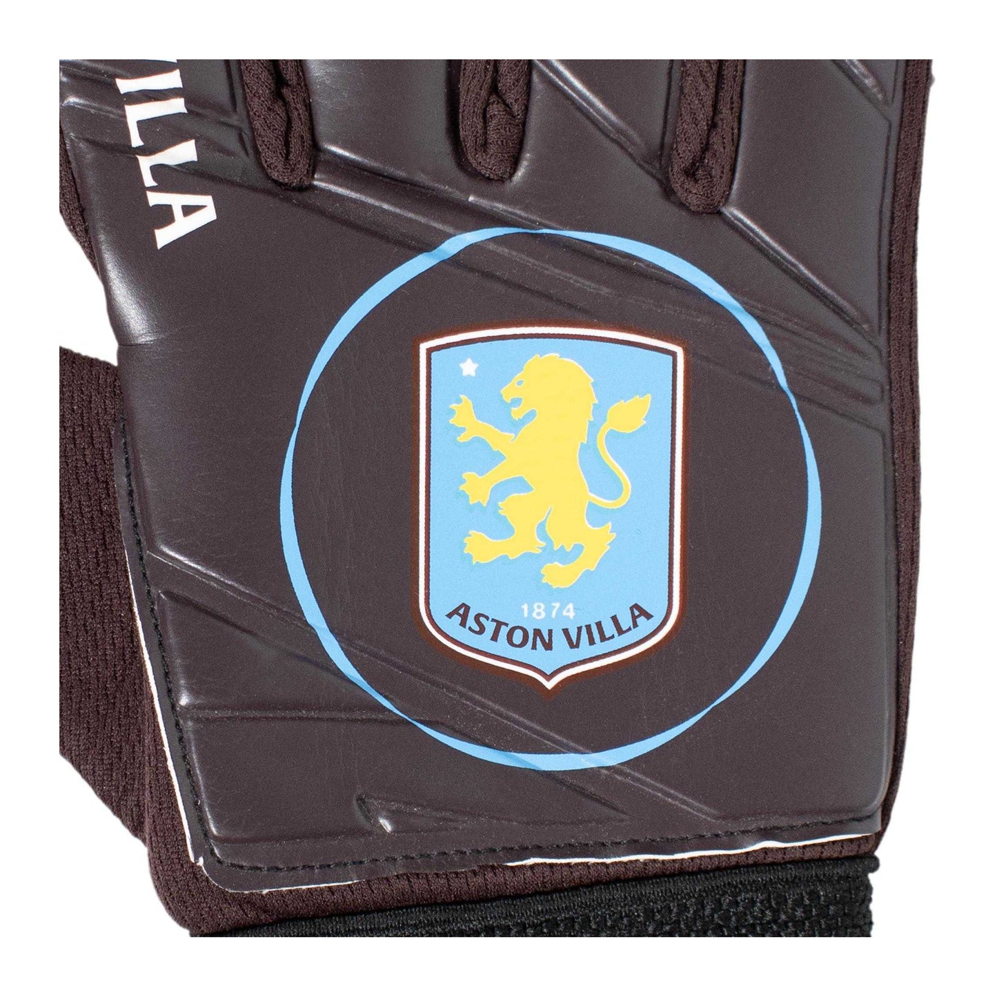 Claret - Pack Shot - Aston Villa FC Boys Crest Goalkeeper Gloves