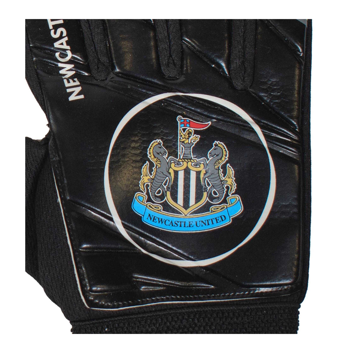 Black - Pack Shot - Newcastle United FC Boys Crest Goalkeeper Gloves