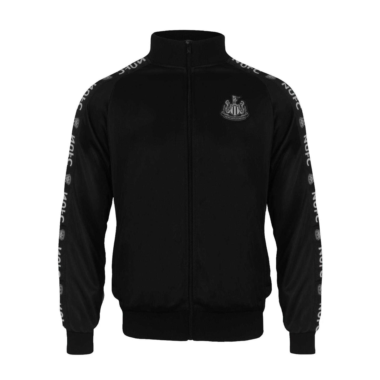 Black - Back - Newcastle United FC Mens Taped Tracksuit