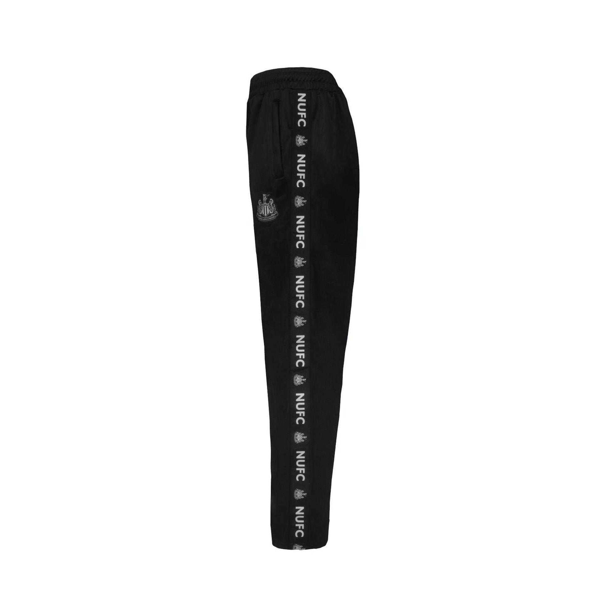 Black - Side - Newcastle United FC Mens Taped Tracksuit