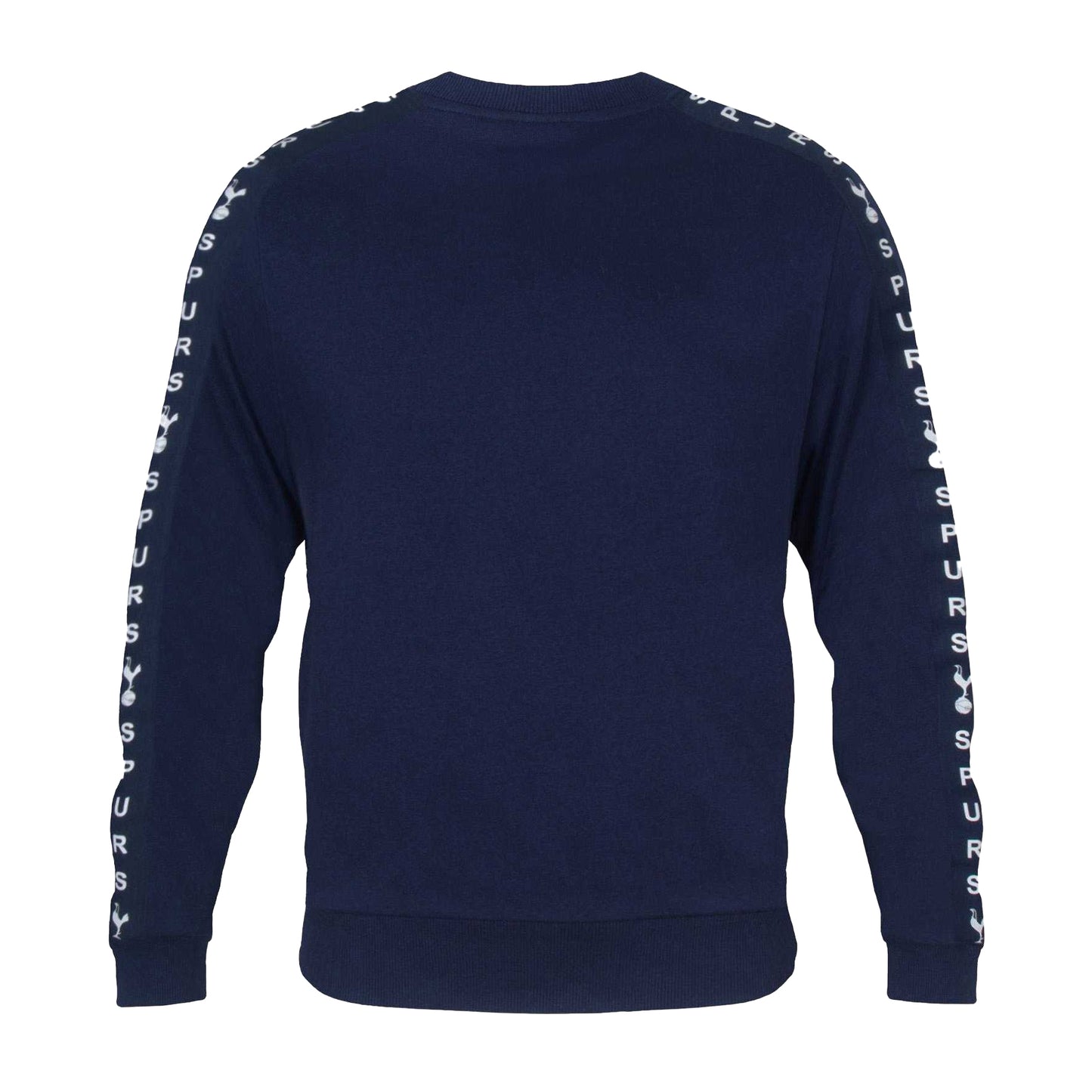 Navy Blue - Back - Tottenham Hotspur FC Mens Taped Sweatshirt