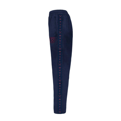 Navy Blue - Side - West Ham United FC Mens Taped Tracksuit