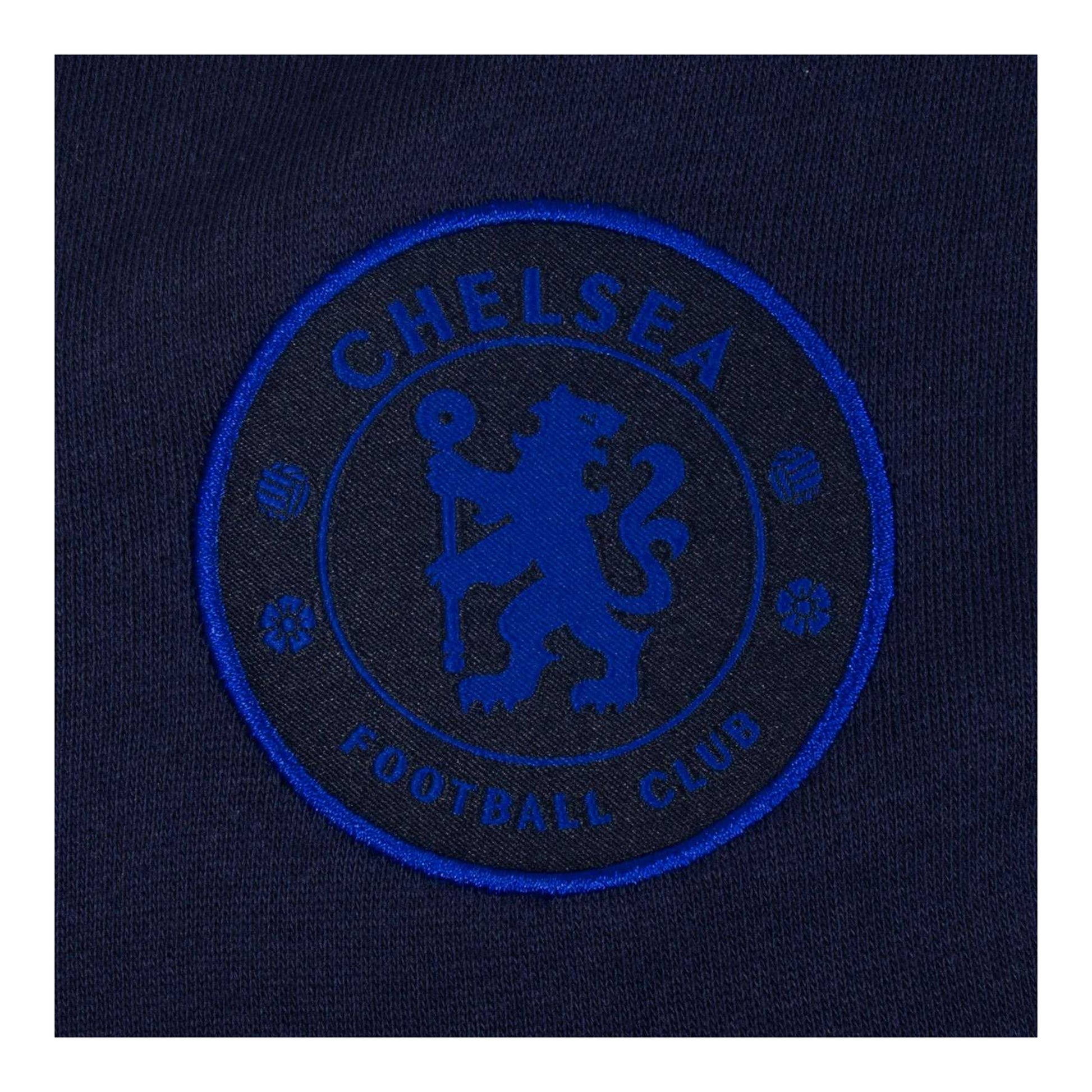 Navy Blue - Back - Chelsea FC Mens Taped Sweatshirt
