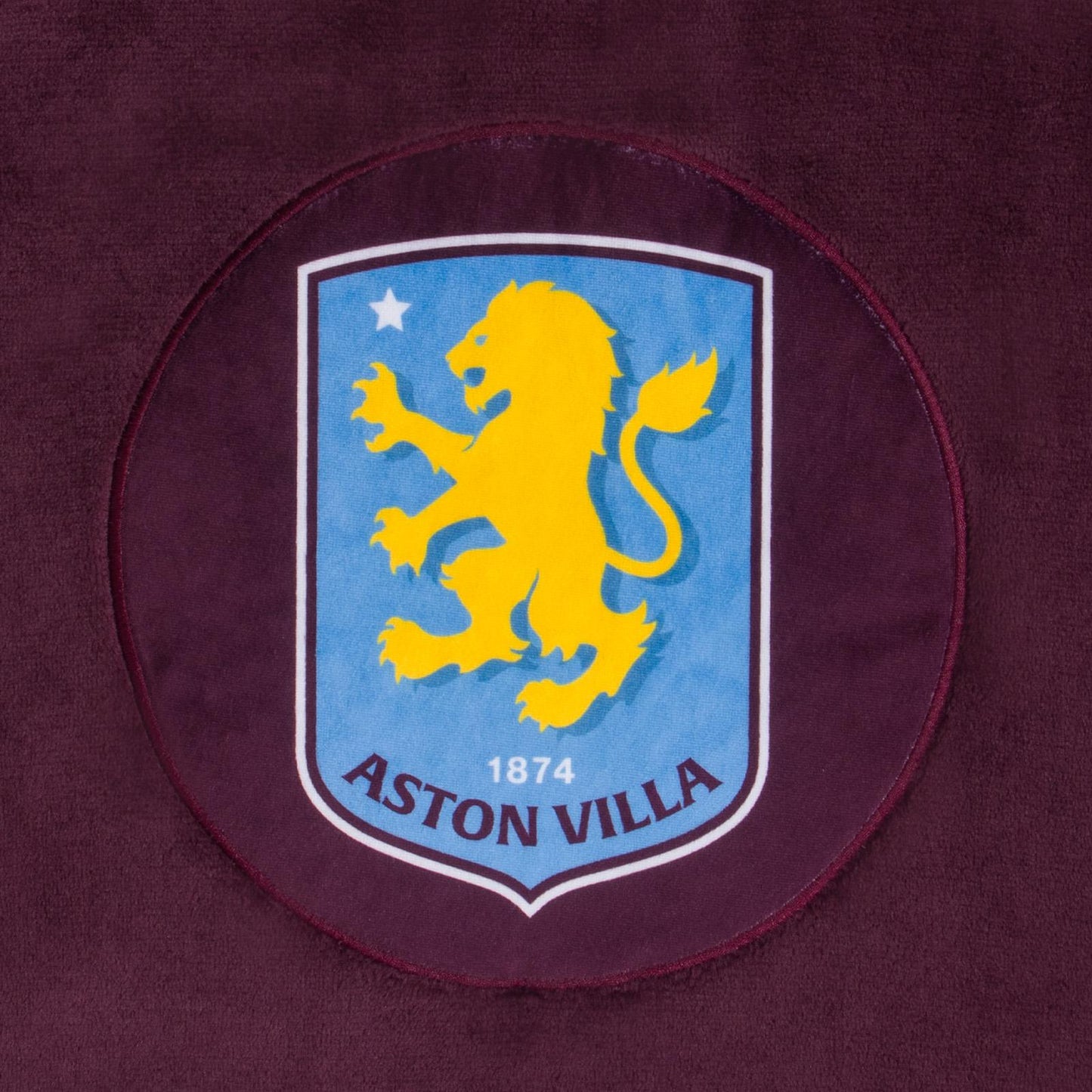 Claret - Back - Aston Villa FC Unisex Adult Crest Oversized Hoodie Blanket