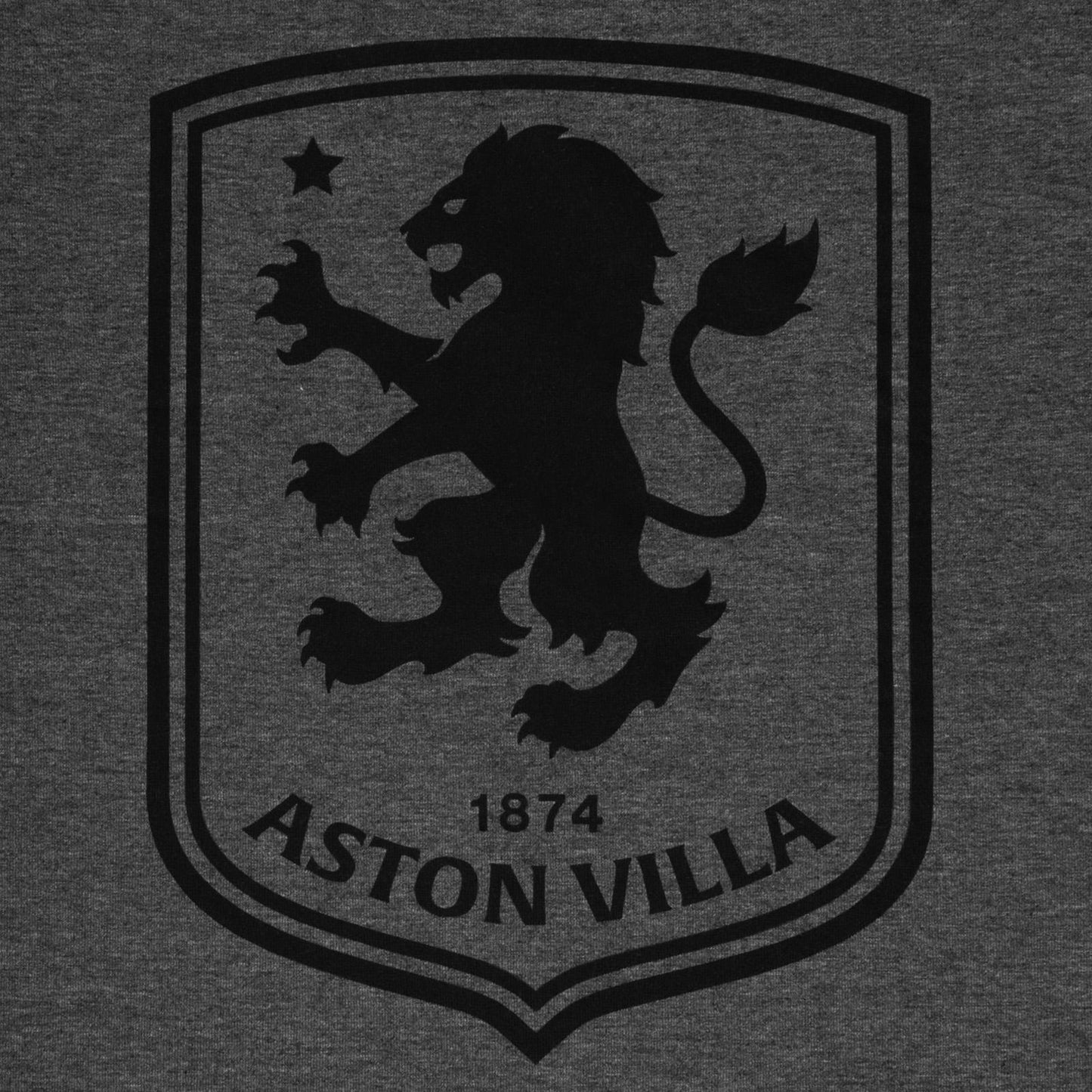 Grey - Pack Shot - Aston Villa FC Mens Crest Short Pyjama Set