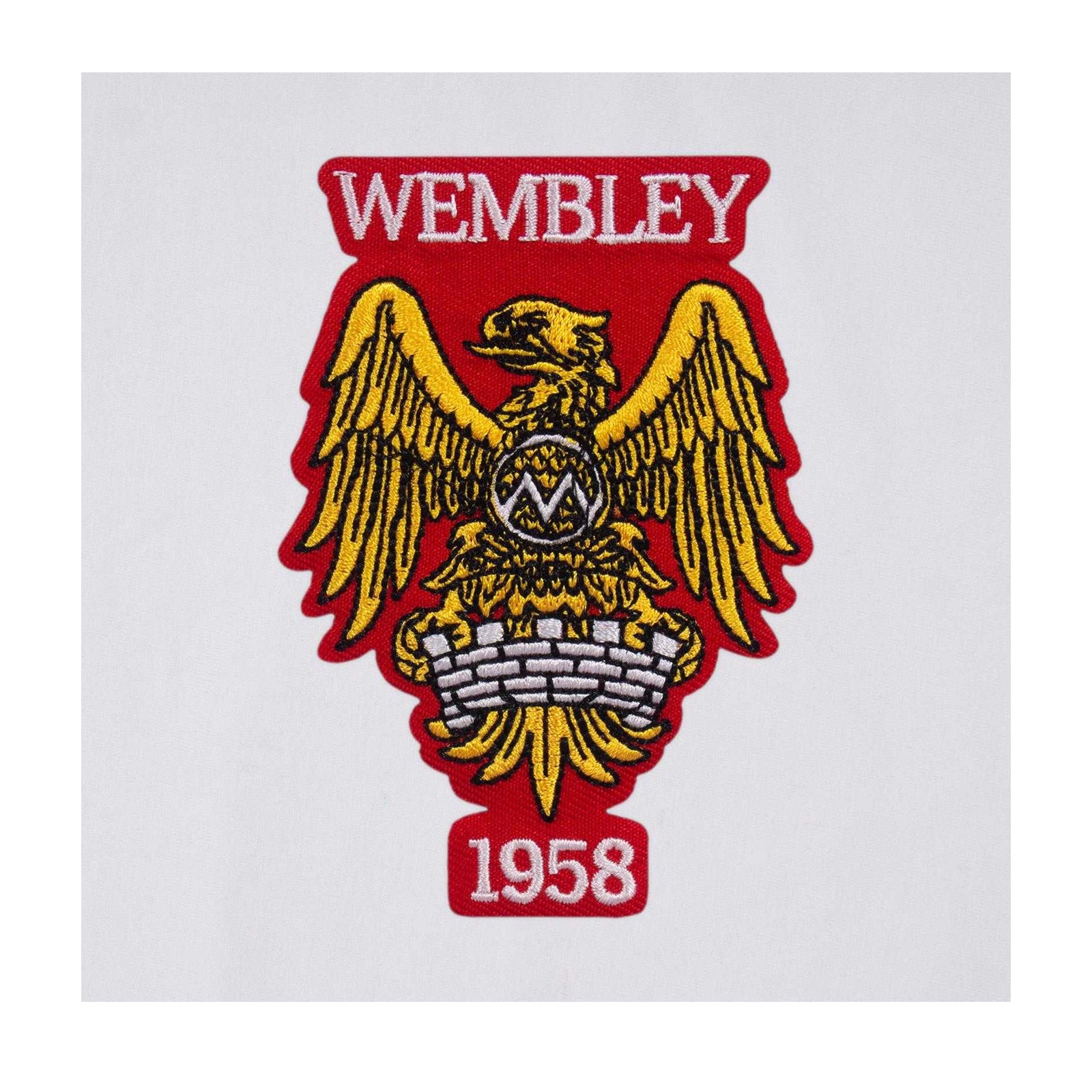 White - Lifestyle - Fan Originals Mens United Wembley 1958 Crest T-Shirt