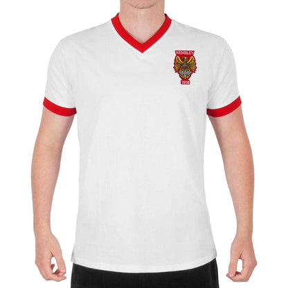 White - Pack Shot - Fan Originals Mens United Wembley 1958 Crest T-Shirt