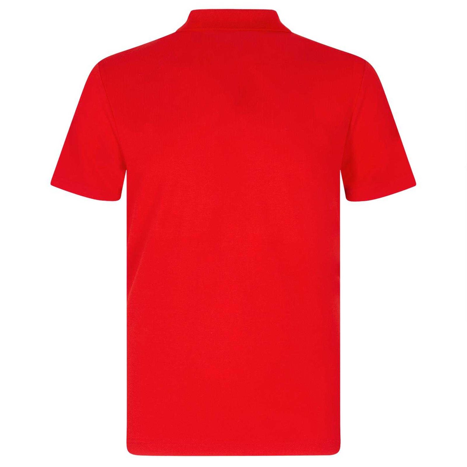Red - Back - Fan Originals Mens Wembley 1963 Football Polo Shirt