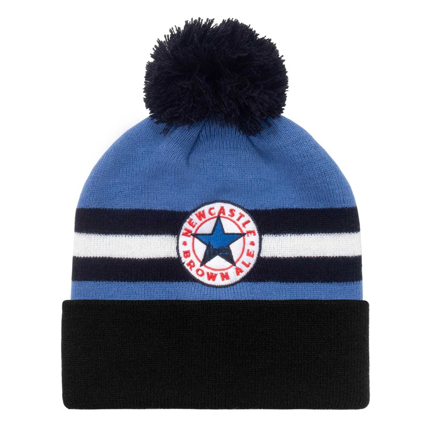 Blue-Black - Front - Fan Originals Newcastle 1996 Away Kit Beanie