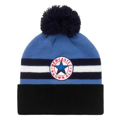 Blue-Black - Front - Fan Originals Newcastle 1996 Away Kit Beanie