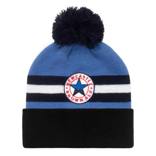 Blue-Black - Front - Fan Originals Newcastle 1996 Away Kit Beanie
