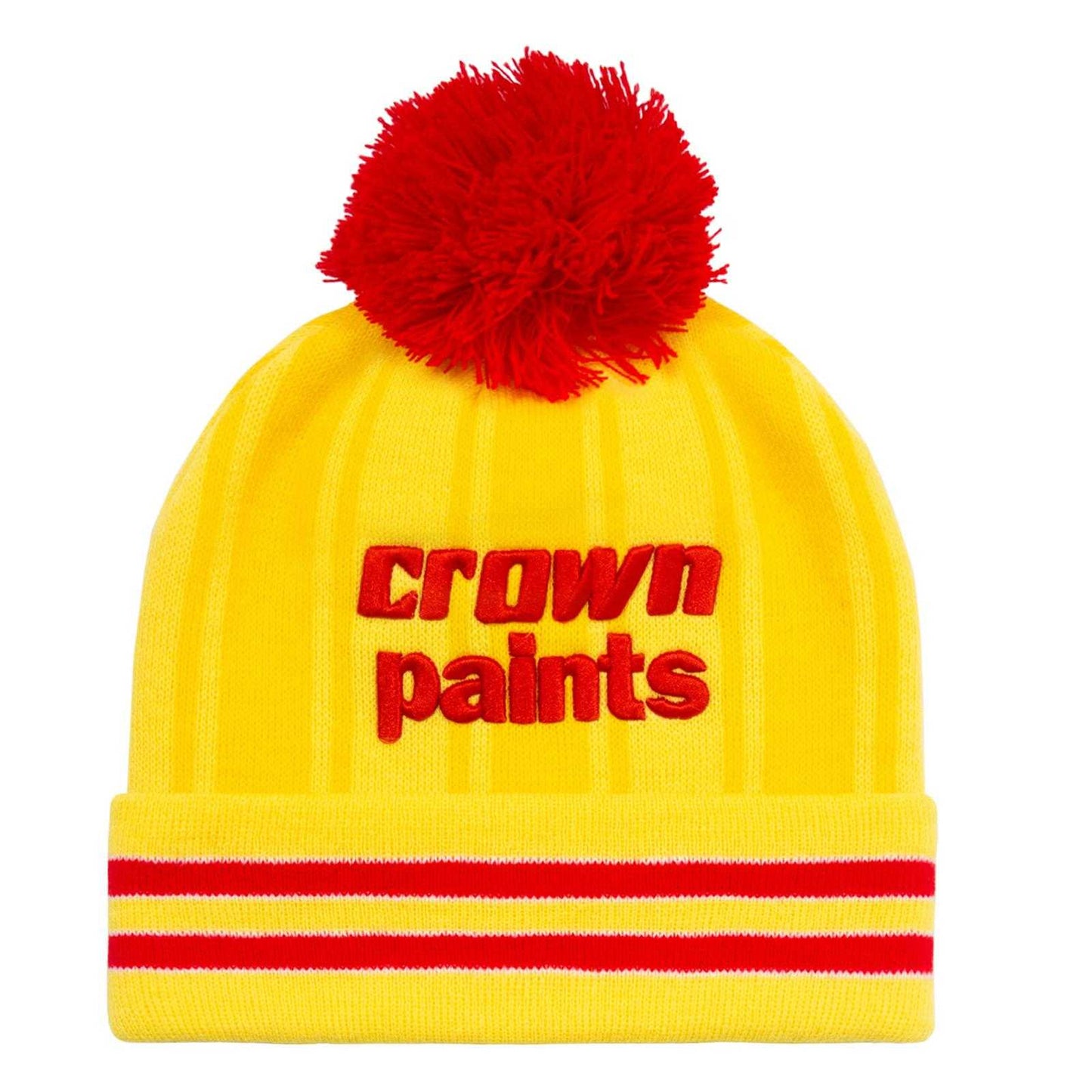 Yellow-Red - Front - Fan Originals Liverpool 1986 Home Kit Beanie