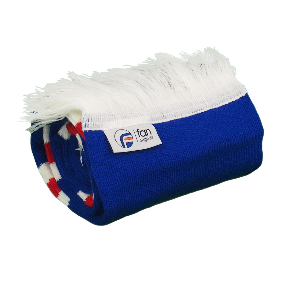 Blue - Lifestyle - Fan Originals Unisex Adult Rangers Striped Hat And Scarf Set