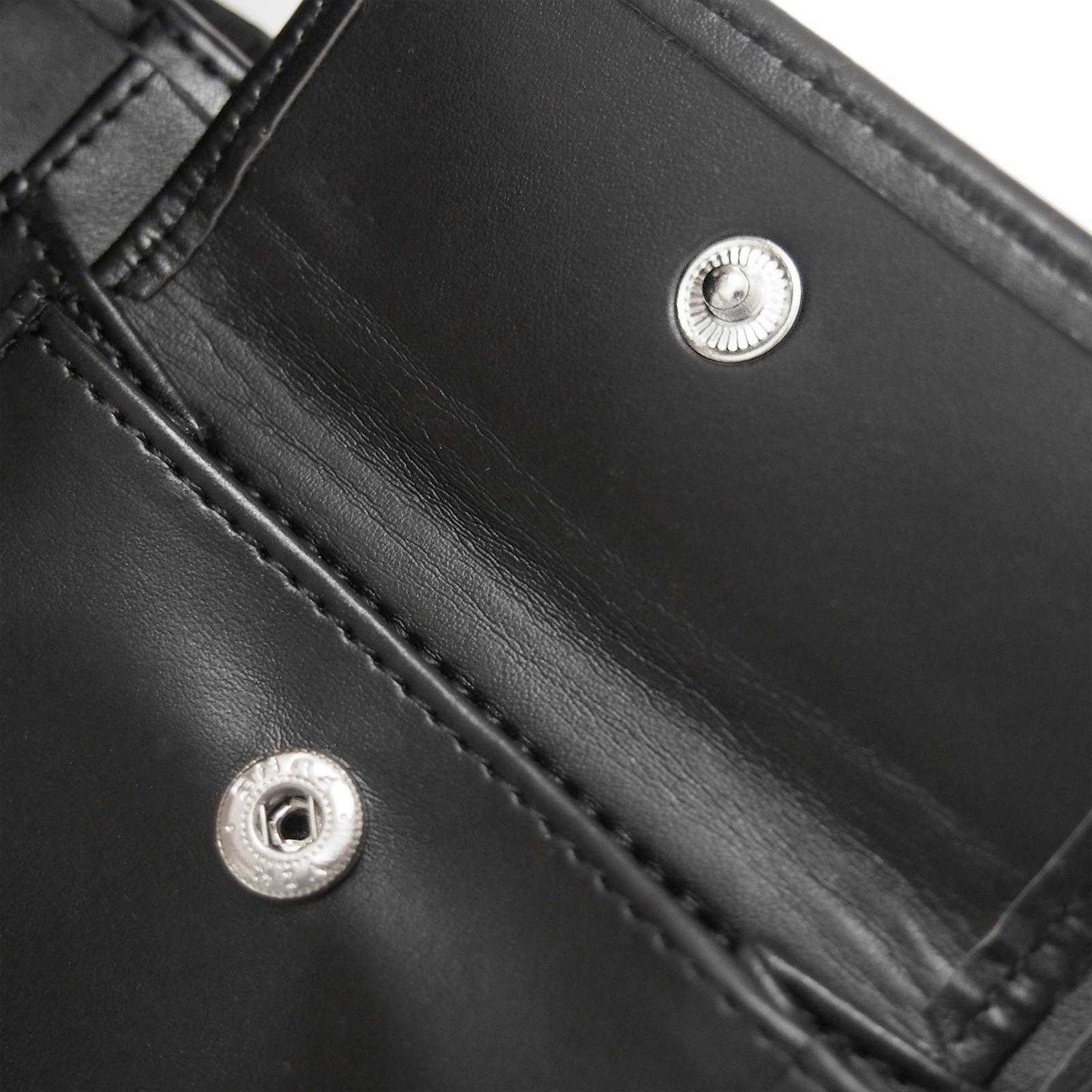 Black - Side - Aston Villa FC Crest Faux Leather Football Wallet