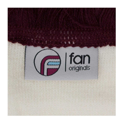 White - Pack Shot - Fan Originals Unisex Adult Burnley Hat And Scarf Set