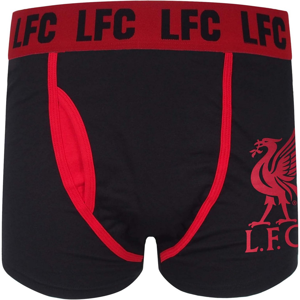 Anfield Red - Back - Liverpool FC Mens Boxer Shorts (Pack of 2)