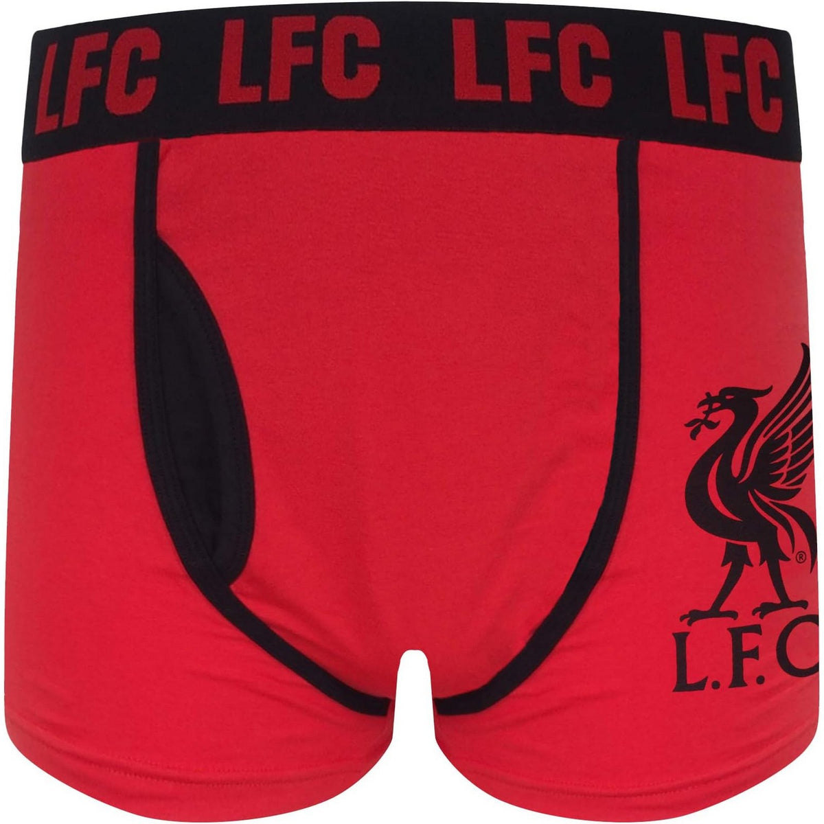 Anfield Red - Side - Liverpool FC Mens Boxer Shorts (Pack of 2)