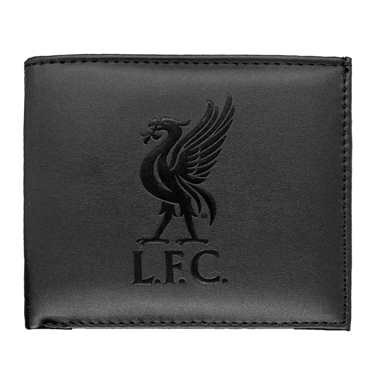 Black - Front - Liverpool FC Crest Faux Leather Wallet