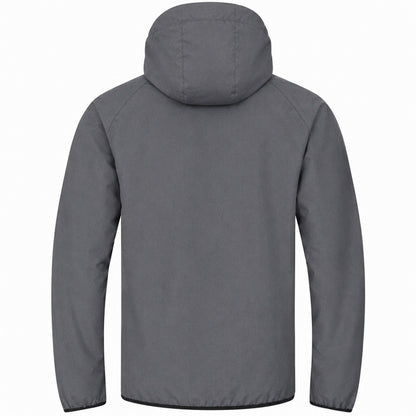 Grey - Back - Arsenal FC Mens Windproof Jacket