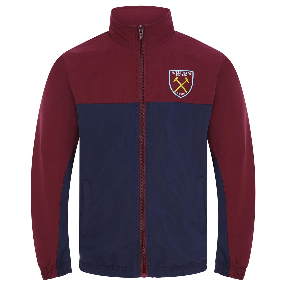 Navy Blue-Maroon - Back - West Ham United FC Boys Tracksuit