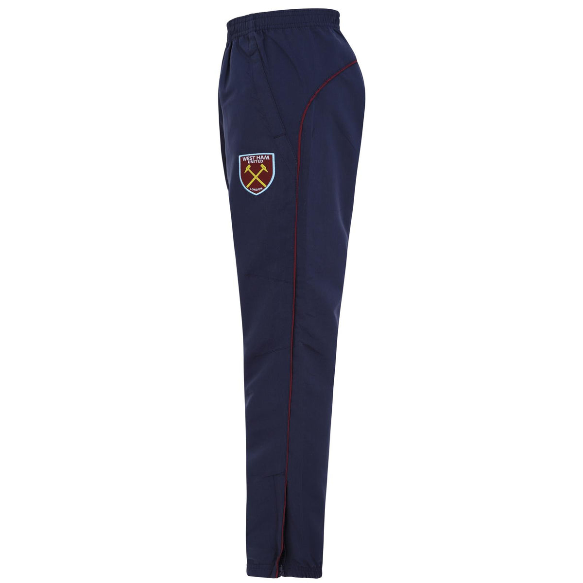 Navy Blue-Maroon - Side - West Ham United FC Boys Tracksuit