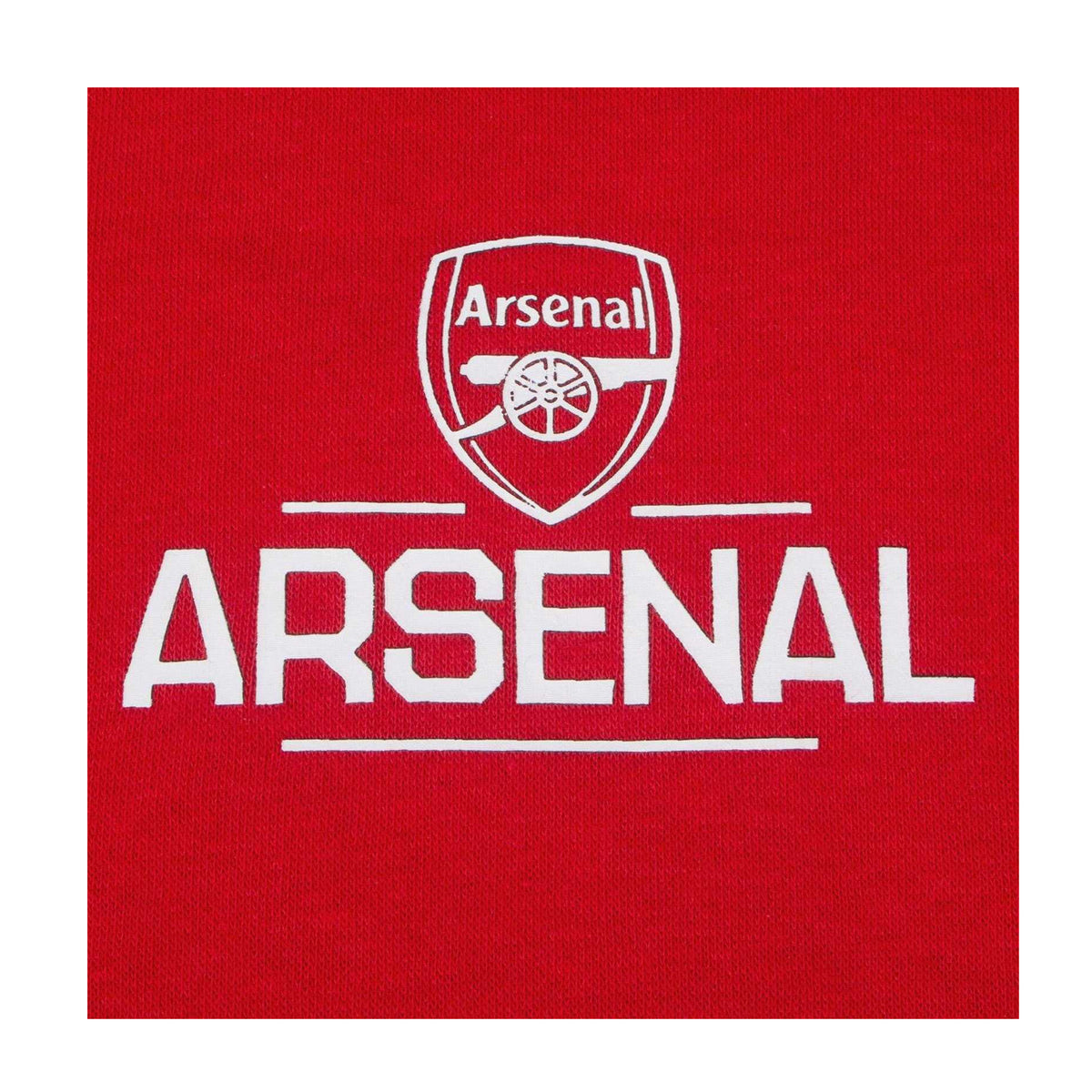 Red - Side - Arsenal FC Boys Fleece Full Zip Hoodie