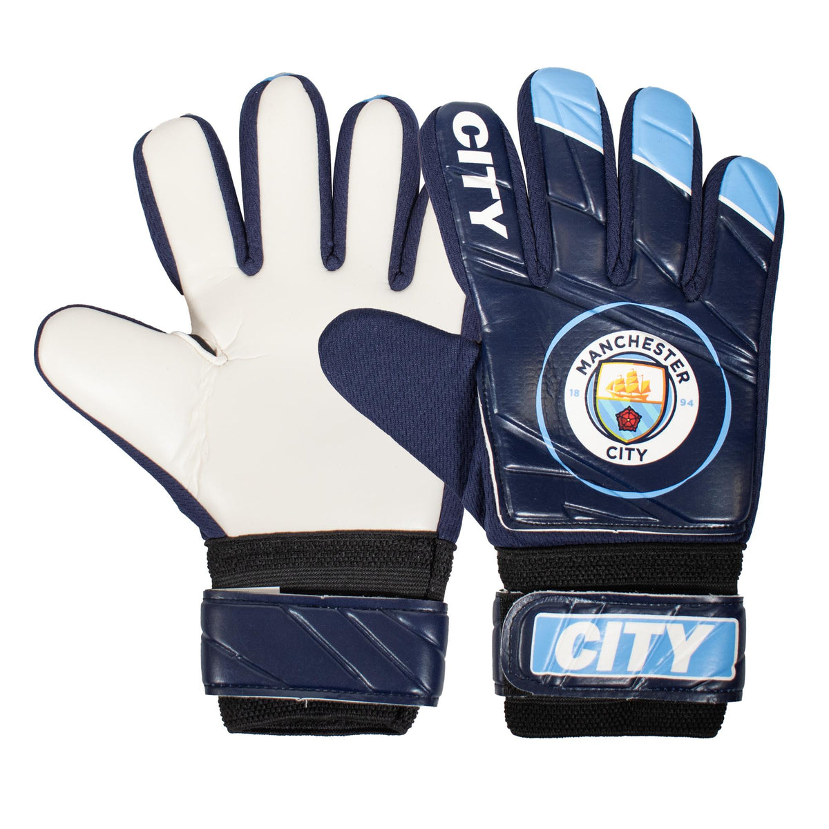 Sky Blue - Side - Manchester City FC Boys Football Set Set