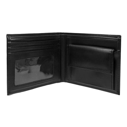 Black - Back - Scottish FA Crest Faux Leather Football Wallet