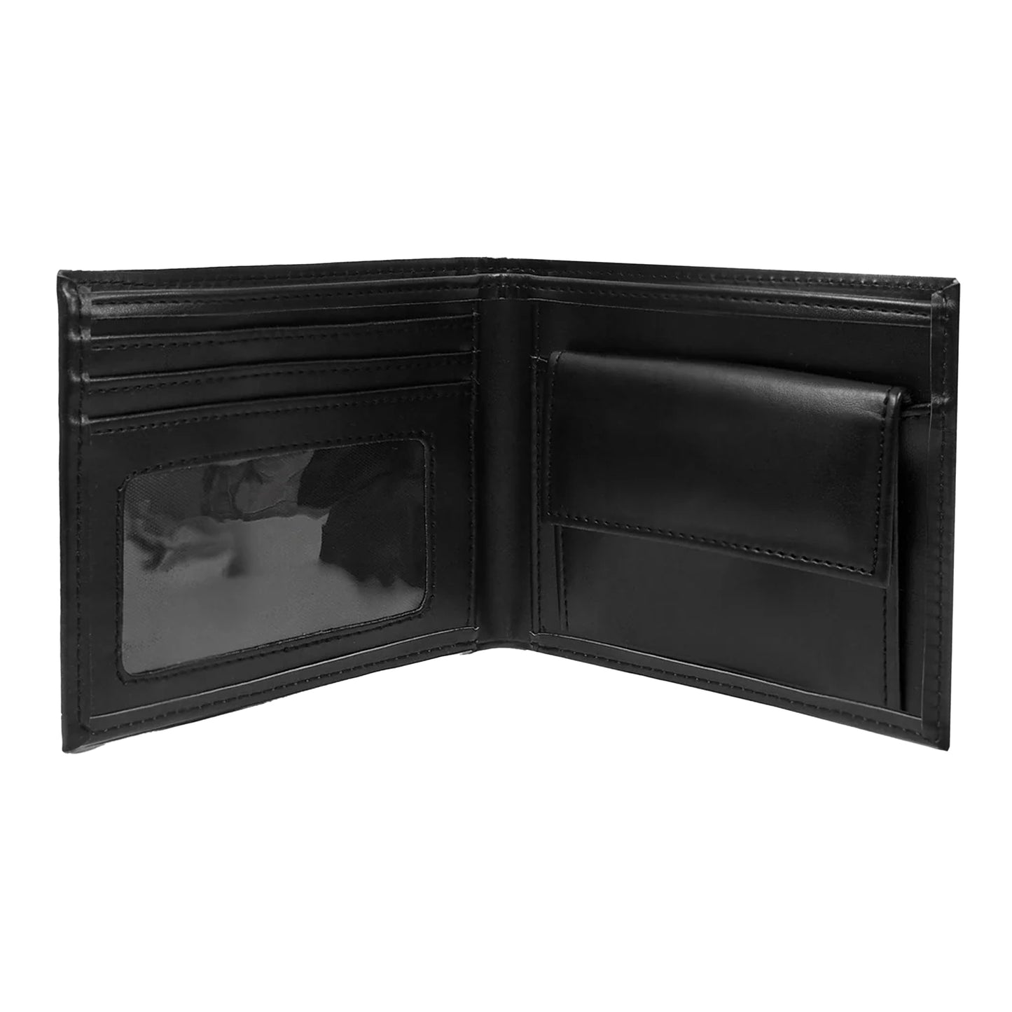 Black-Red-Green - Back - Arsenal FC Stadium Faux Leather Football Wallet
