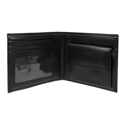 Black-Red-Green - Back - Arsenal FC Stadium Faux Leather Football Wallet