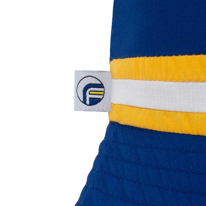 Blue - Side - Fan Originals Leeds Bucket Hat