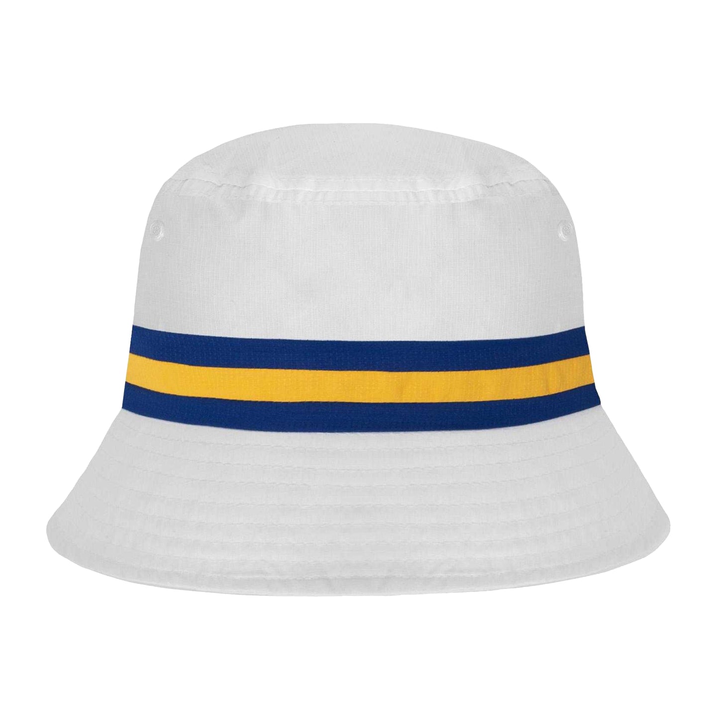 White - Back - Fan Originals Leeds Bucket Hat