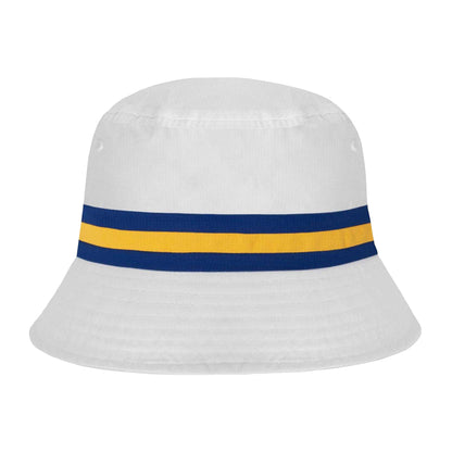 White - Back - Fan Originals Leeds Bucket Hat