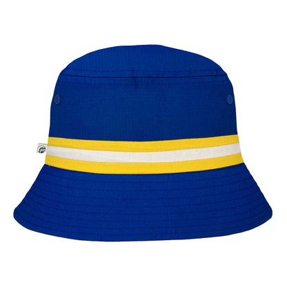 Blue - Front - Fan Originals Leeds Bucket Hat