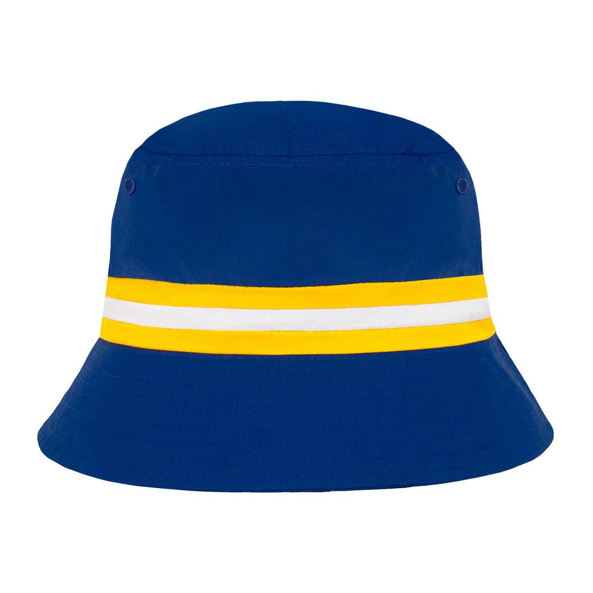 Blue - Back - Fan Originals Leeds Rose Bucket Hat