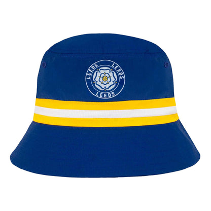 Blue - Front - Fan Originals Leeds Rose Bucket Hat