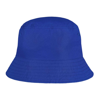 Blue - Back - Fan Originals Manchester 68 Crest Bucket Hat