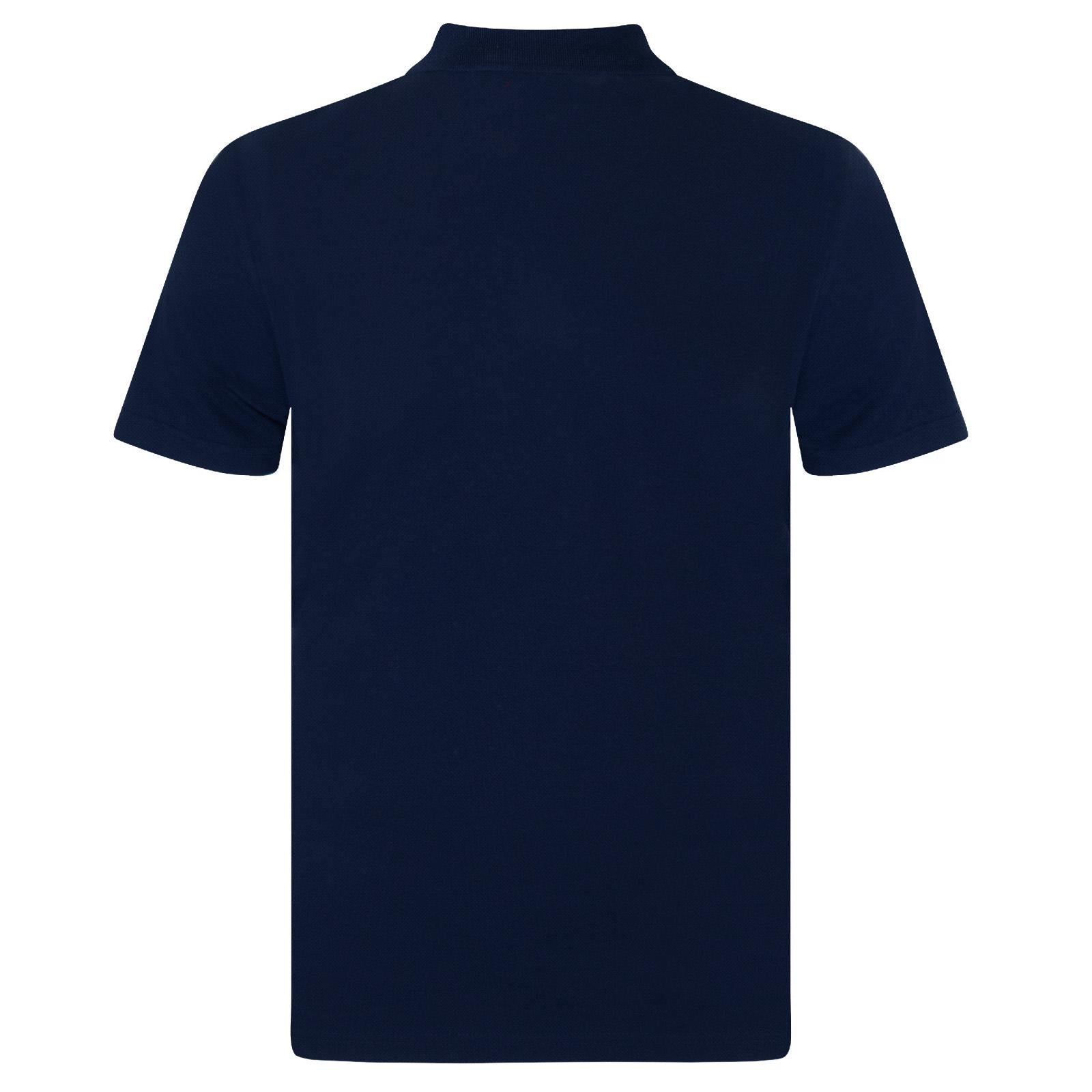 Navy Blue - Back - Manchester City FC Mens Polo Shirt