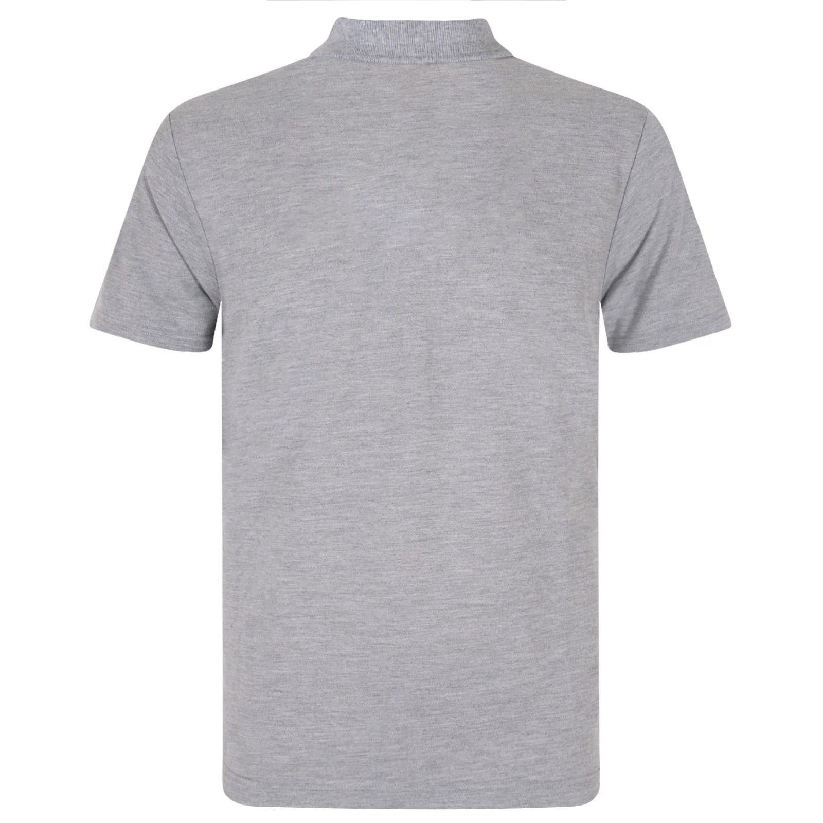 Grey - Back - Manchester City FC Mens Polo Shirt