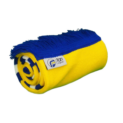 Yellow - Back - Fan Originals 3 Stripes Bar Scarf