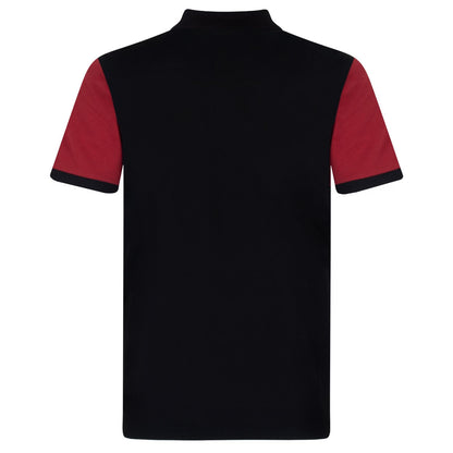 Black - Back - Arsenal FC Mens Contrast Polo Shirt