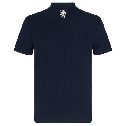 Navy Blue - Lifestyle - Chelsea FC Mens Crest Polo Shirt