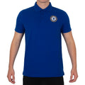 Royal Blue - Front - Chelsea FC Mens Crest Polo Shirt