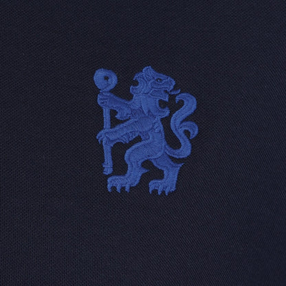 Navy - Lifestyle - Chelsea FC Mens Contrast Polo Shirt